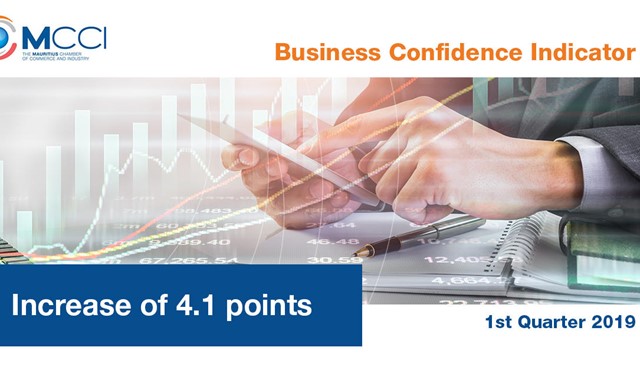 Increase of 4.1 points in the Business Confidence Indicator in the first quarter of 2019