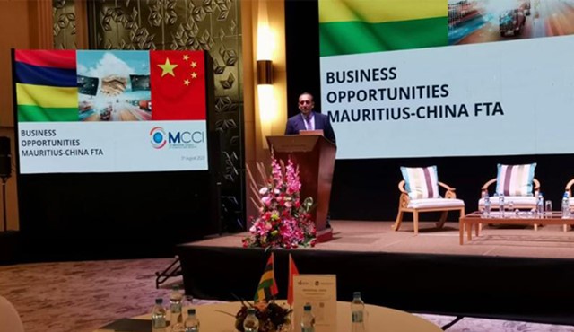 Mauritius – China Free Trade Agreement (FTA) Cooperation Forum.