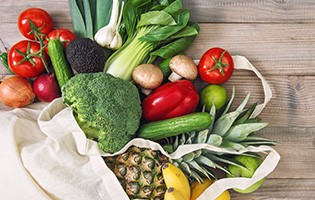 Delivery of fruits and vegetables from the Red Zone