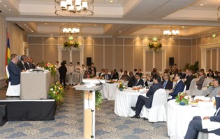 Breakfast Business Meet with the President of the Republic of Seychelles