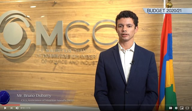 Budget 2020/21: Réaction de Bruno Dubarry, CEO de l'AMM