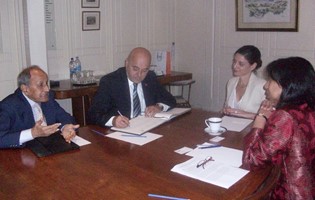 Visite de courtoisie de SE Monsieur Volkan Turk Vural, Ambassadeur de la Turquie