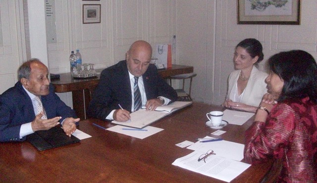 Visite de courtoisie de SE Monsieur Volkan Turk Vural, Ambassadeur de la Turquie